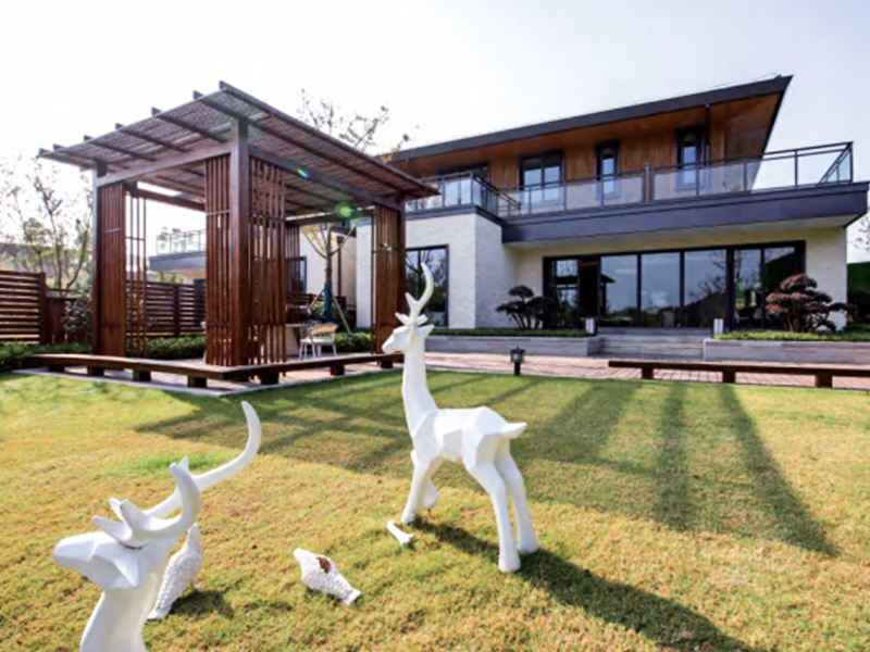 Resort com estrutura de madeira Changzhou Hantian