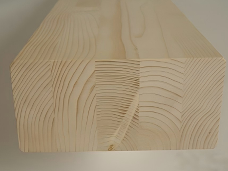 Painel decorativo de madeira laminada colada reta
